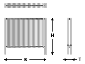 Edelstahlheizkoerper Neo